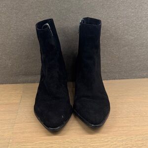 Margaux Downtown Black Suede  Ankle Boots